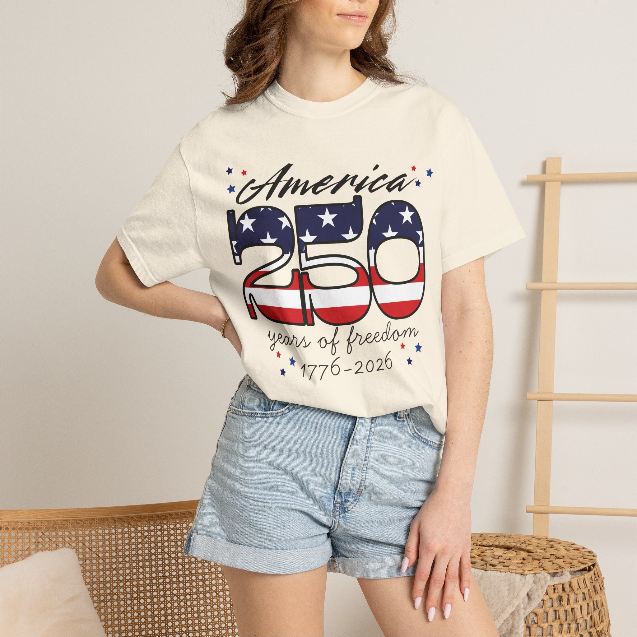 America 250 years of freedom T-Shirt | 1776-2026 American Flag Patriotic