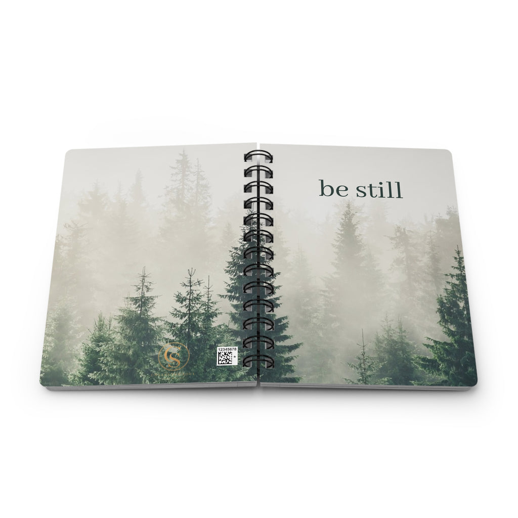 Be Still Forest Journal — Spiral-Bound Mindfulness Notebook