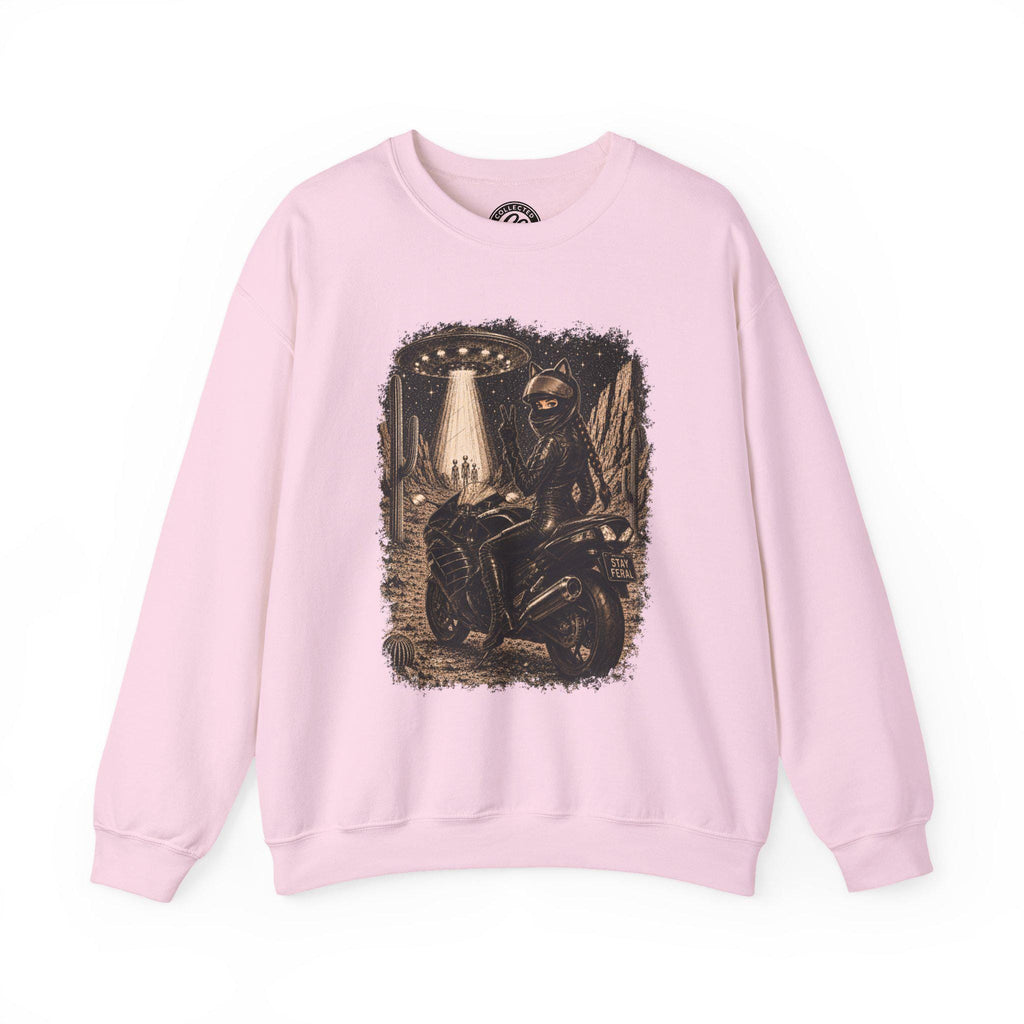 Stay Feral Motorcycle Crew Neck Sweat Shirt