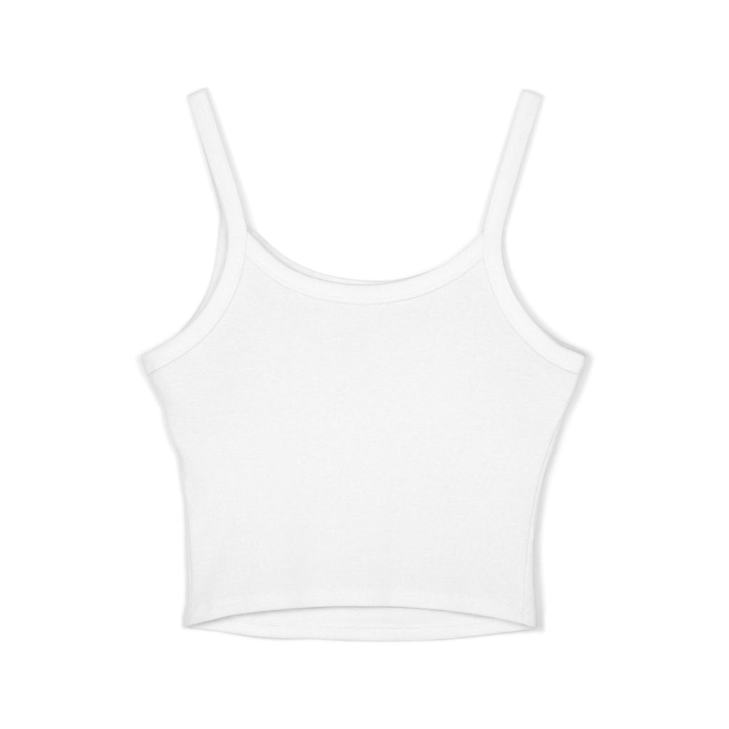 Bridesmaid Spaghetti Strap Tank Top — Elegant Script Bridal Party Tank