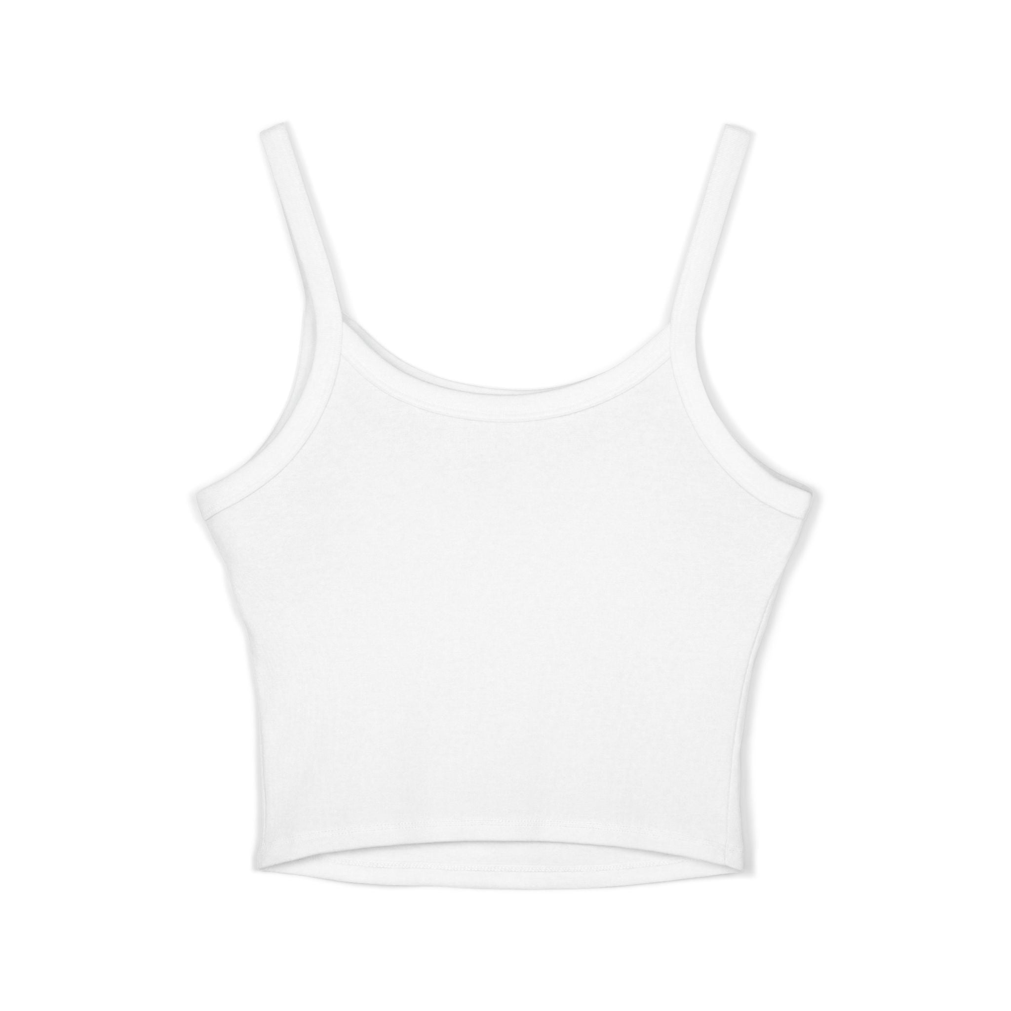 Bridesmaid Spaghetti Strap Tank Top — Elegant Script Bridal Party Tank