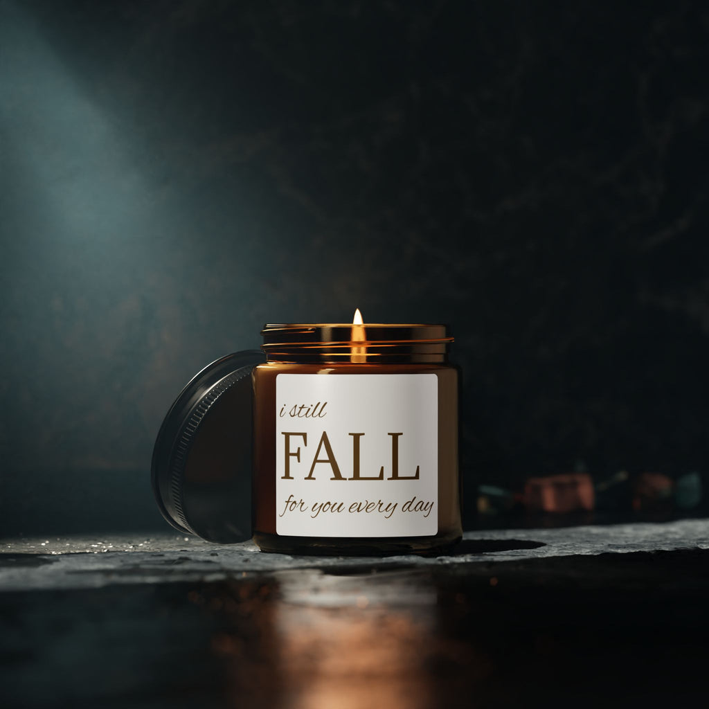 I Still Fall For You Every Day Candle | Amber Jar Soy Candle