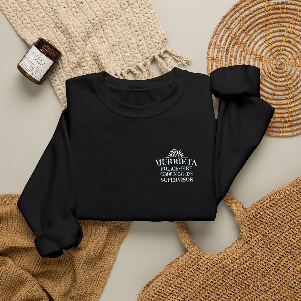 MPD SUPERVISOR Unisex Embroirderd Logo Crewneck Sweatshirt