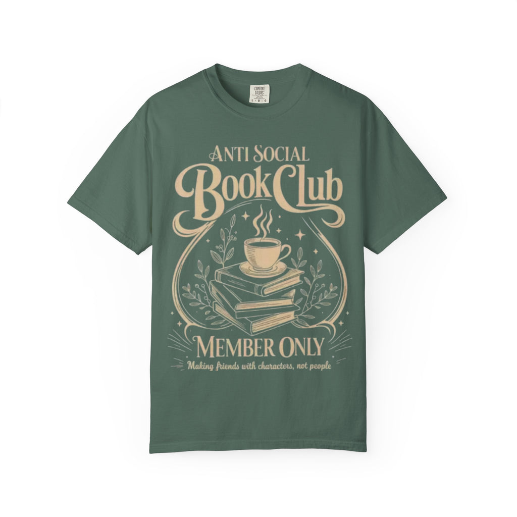 Anti Social Book Club T-Shirt — 'Member Only' Literary Tee