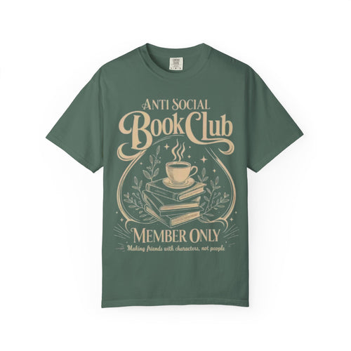 Anti Social Book Club T-Shirt — 'Member Only' Literary Tee