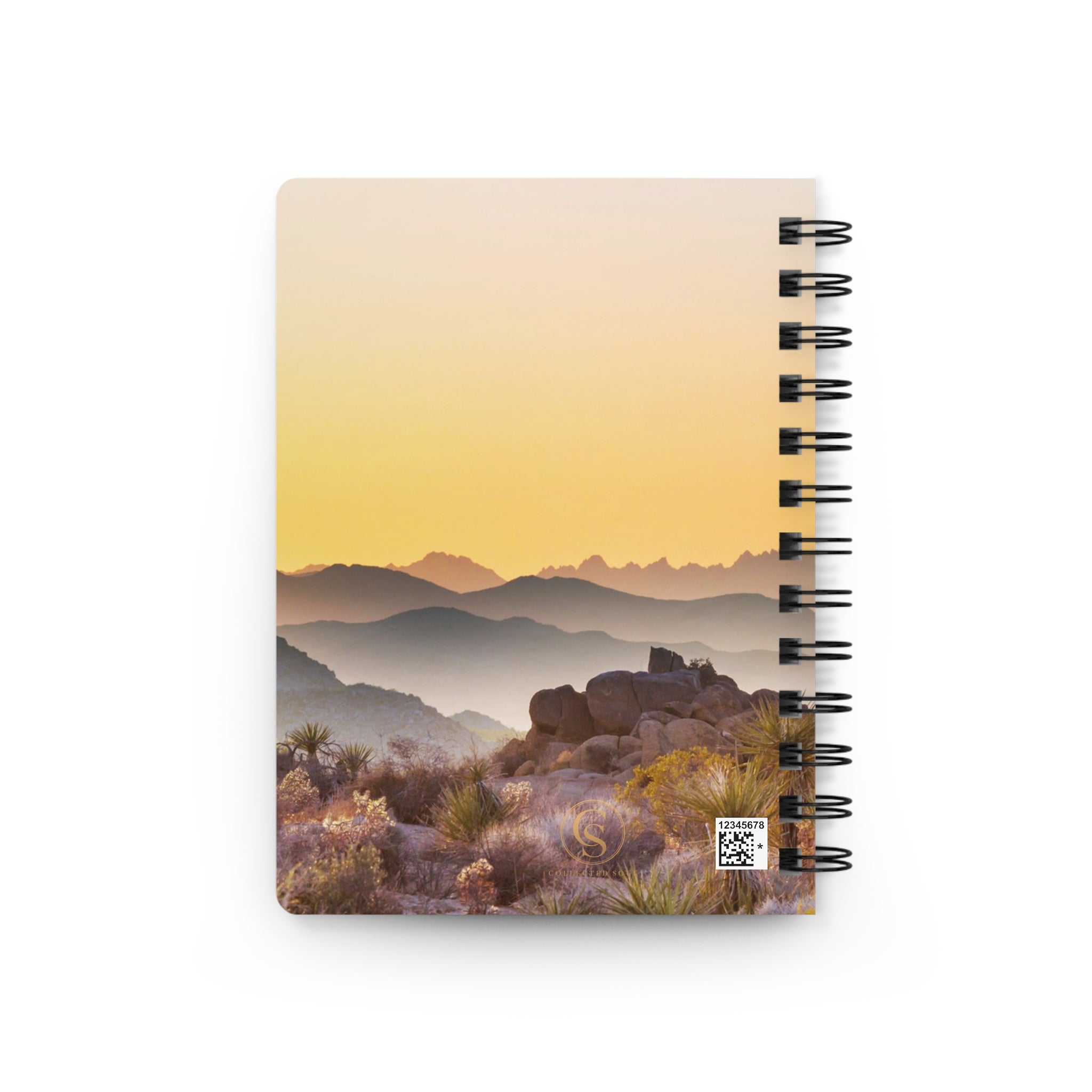 Inspirational Sunrise Spiral Journal — “the seed didn’t give up because it got difficult. the seed found a way.”