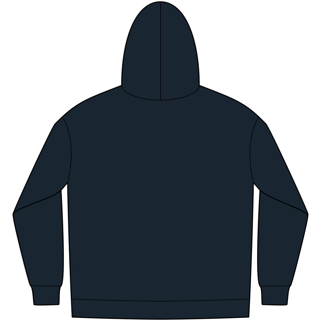 Embroidered Initials Hoodie — Personalized 'TJ' Men's Fleece Hoodie