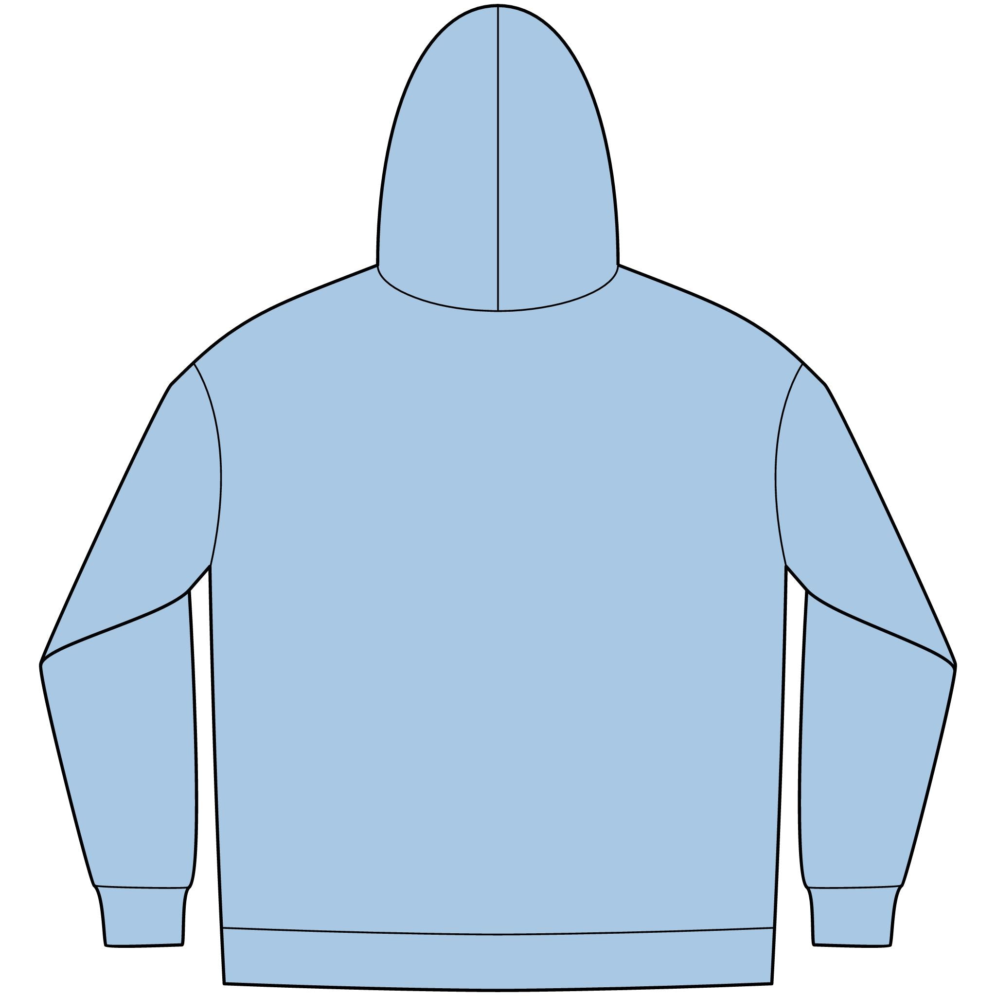 Embroidered Initials Hoodie — Personalized 'TJ' Men's Fleece Hoodie