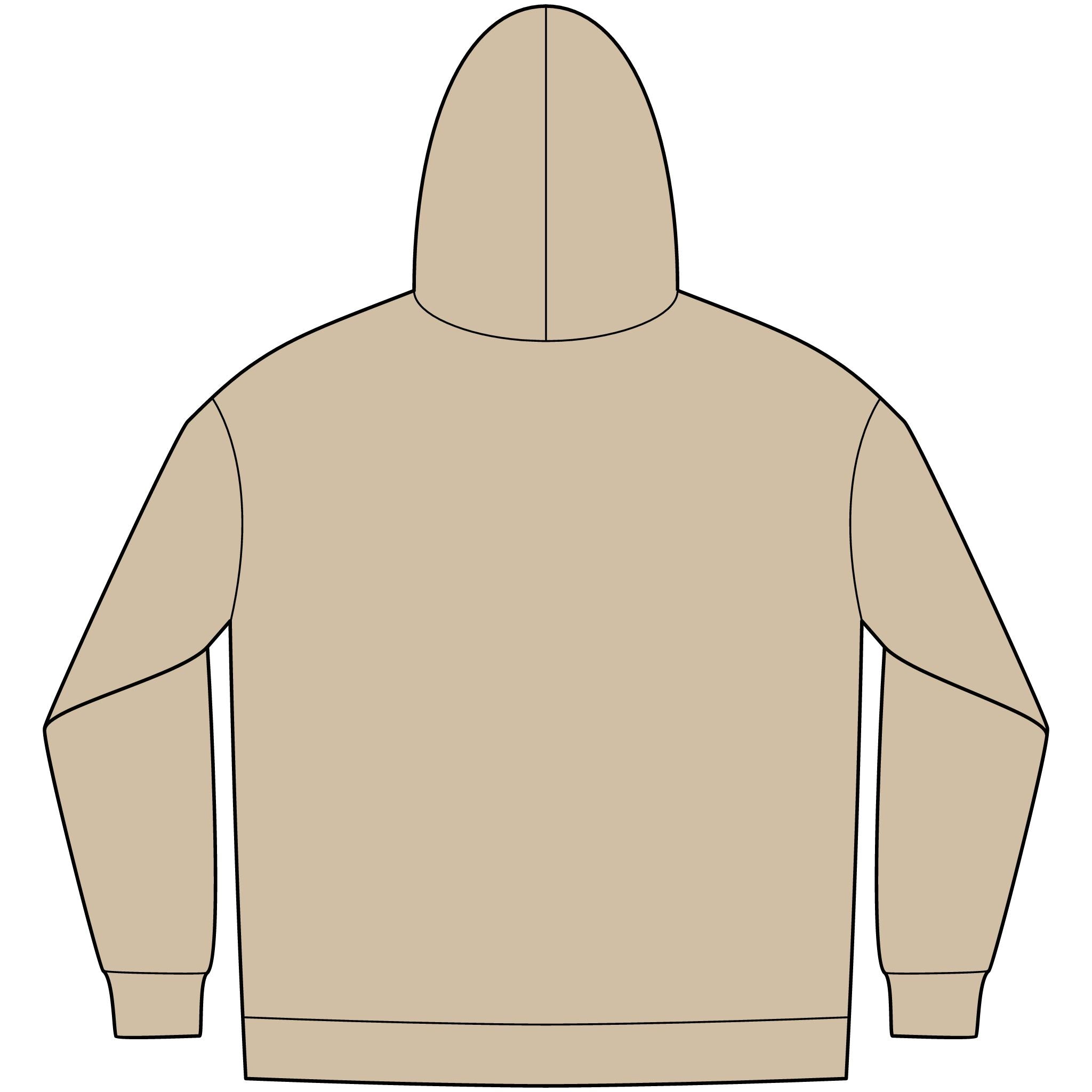 Embroidered Initials Hoodie — Personalized 'TJ' Men's Fleece Hoodie