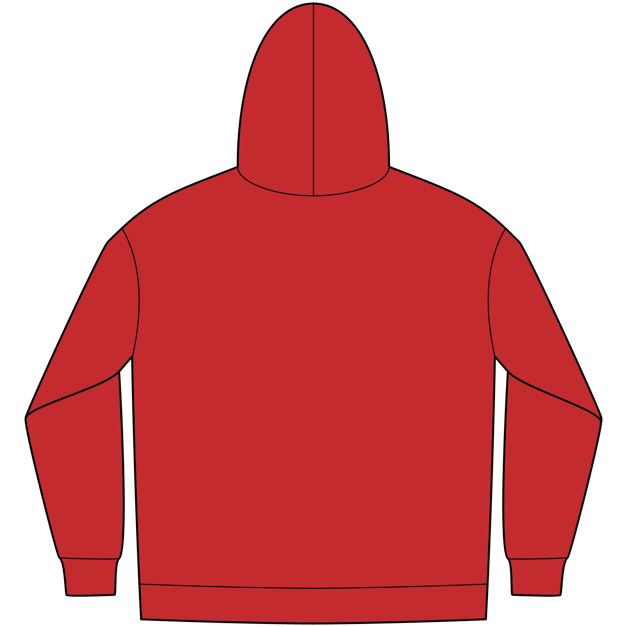 Embroidered Initials Hoodie — Personalized 'TJ' Men's Fleece Hoodie
