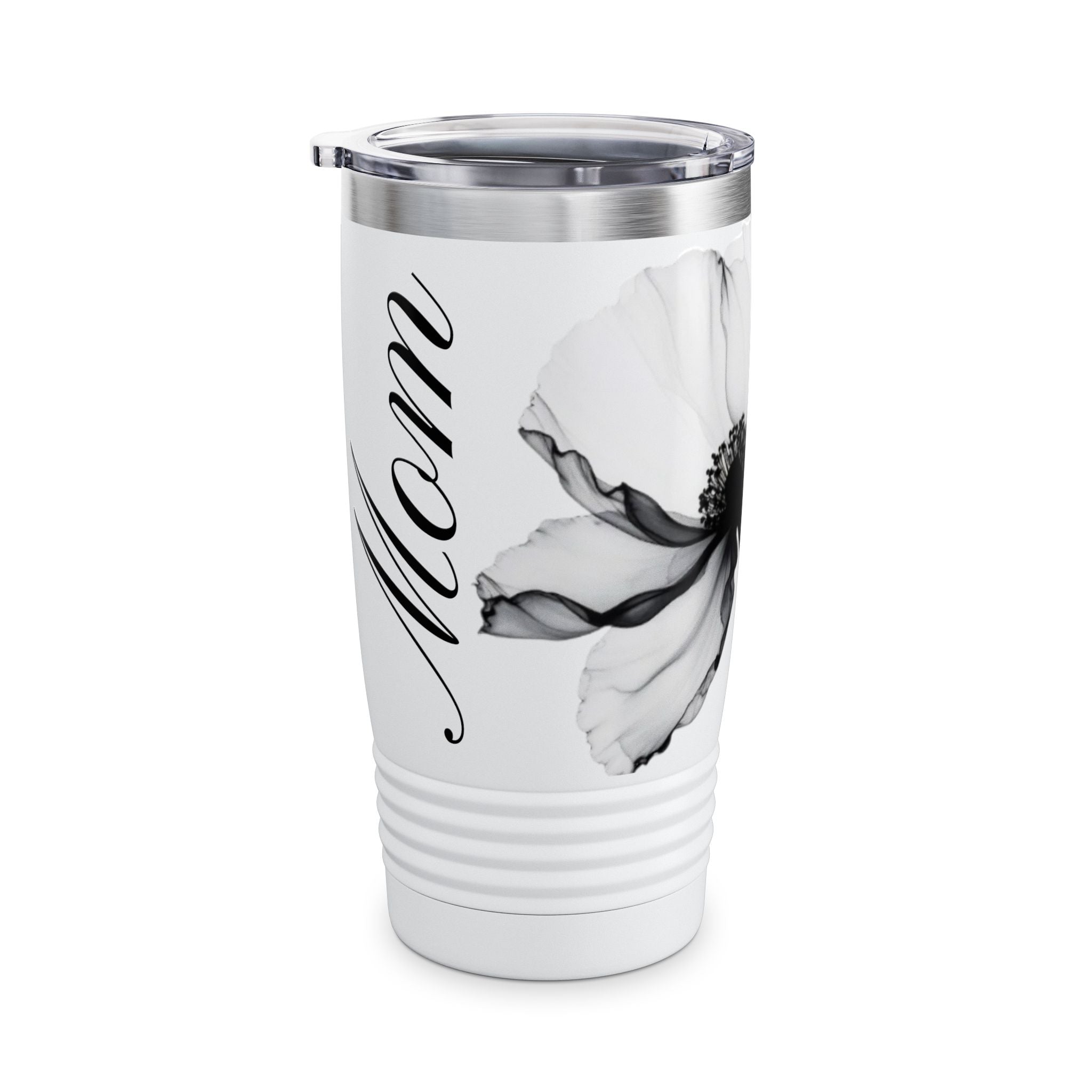 "I Want My Mom" 20oz Tumbler – Floral Ink Poppy Mom Gift