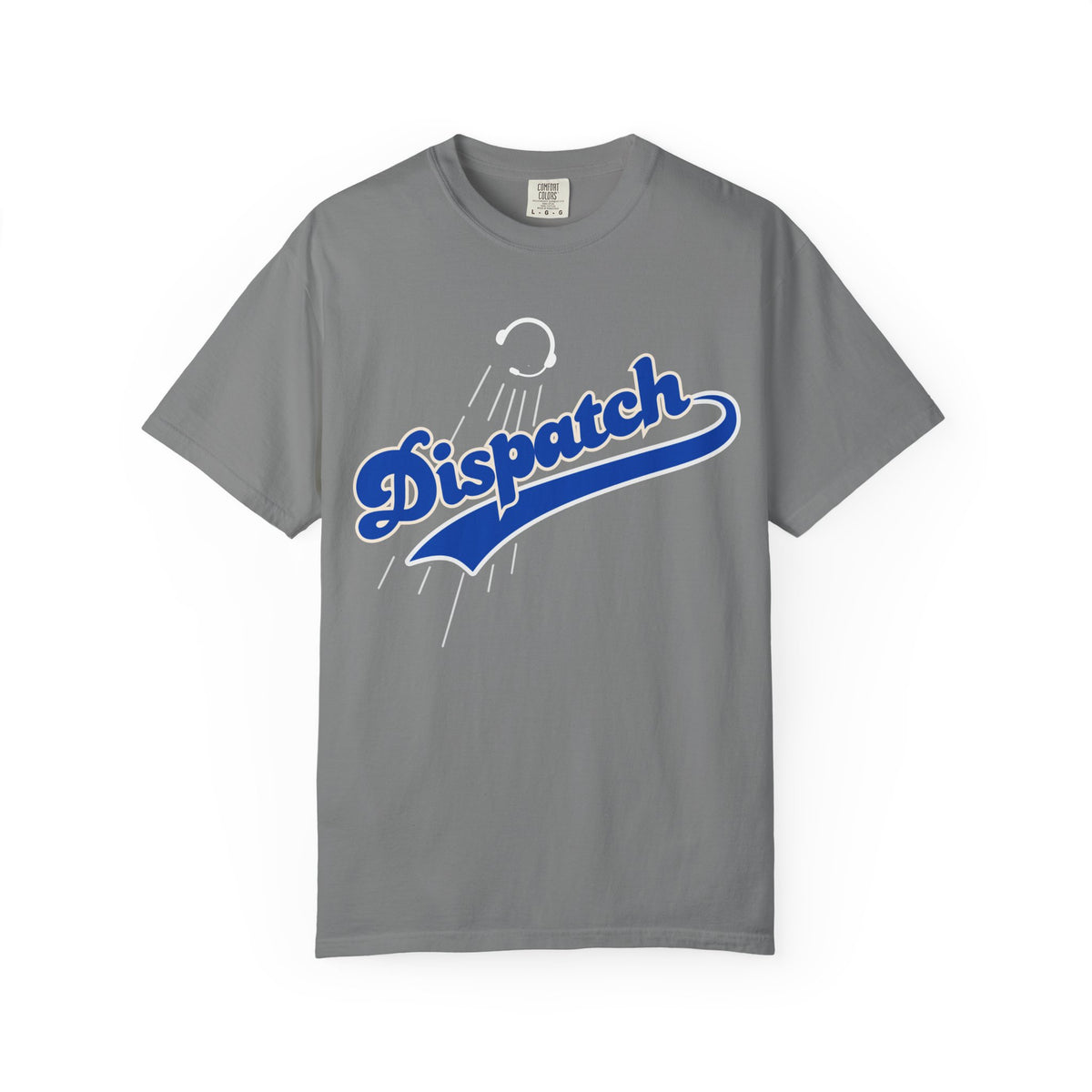 911 Dispatch Script Logo Retro Baseball T-Shirt