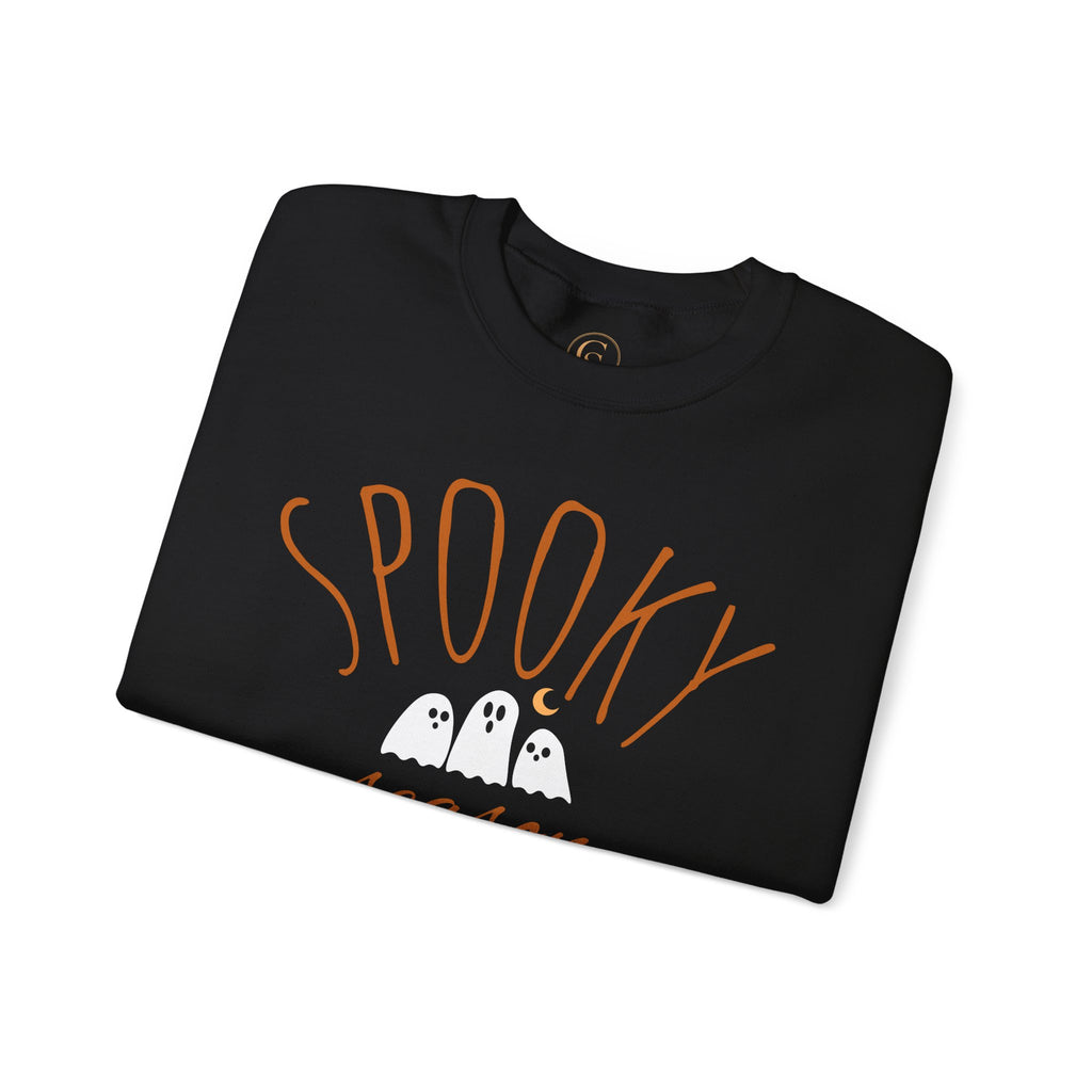 Spooky Season Crewneck Sweatshirt | Cute Ghosts Halloween Pullover