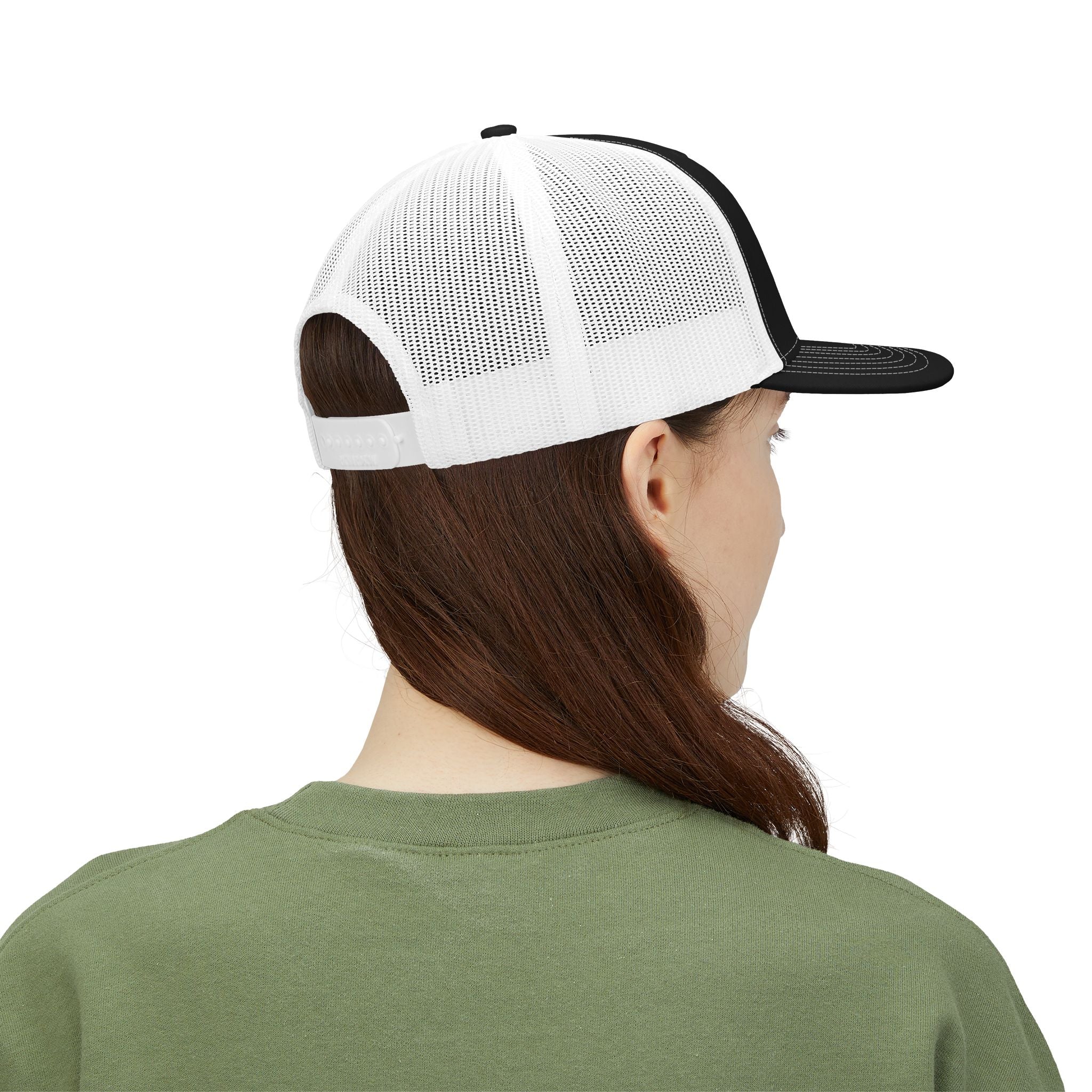 Crew Heart Snapback Trucker Cap — Embroidered Bachelorette Hat