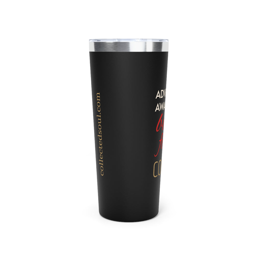 Adventure Awaits, But First Coffee — 22oz Insulated Tumbler