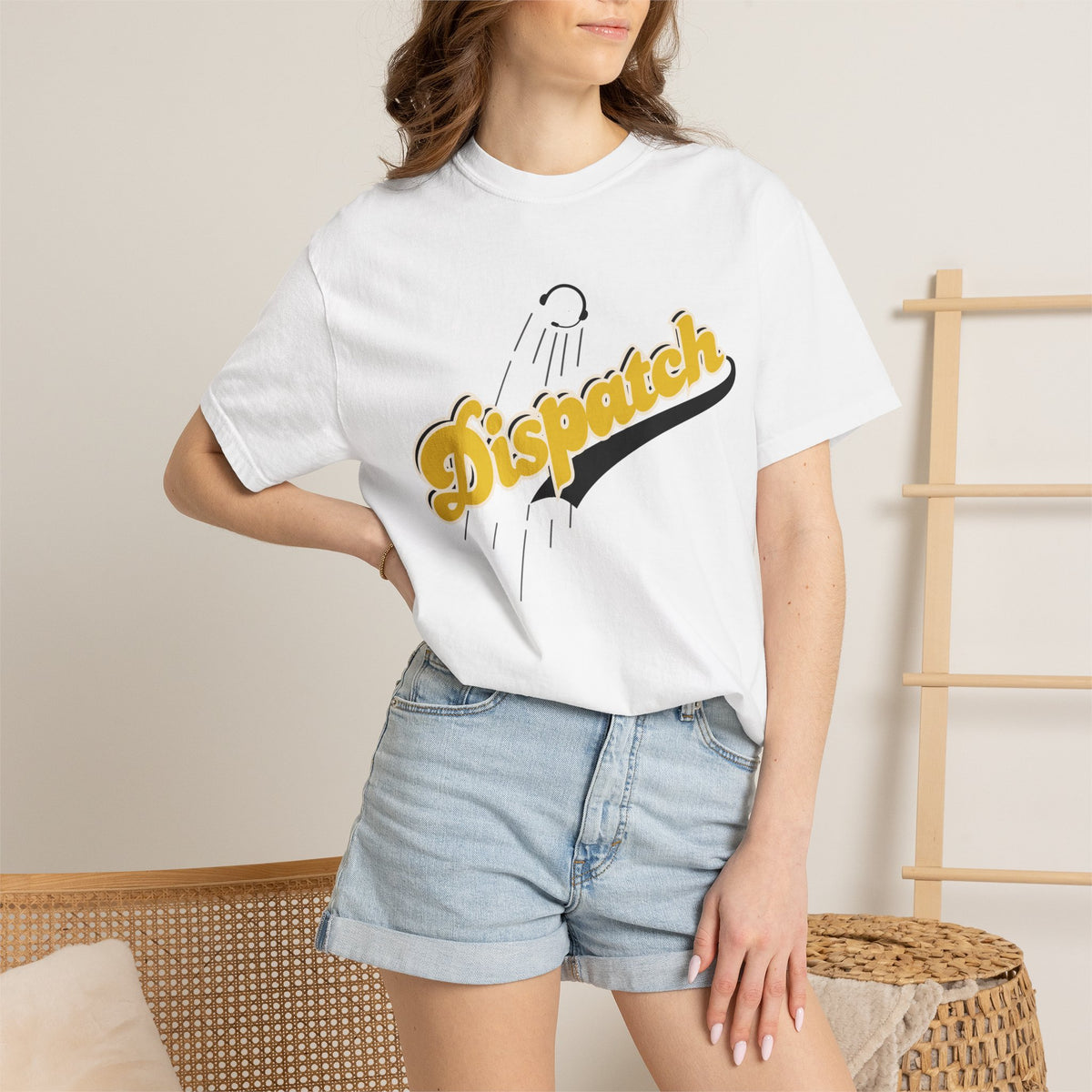 911 Dispatcher Baseball Tee — Nostalgic Team Spirit T-Shirt