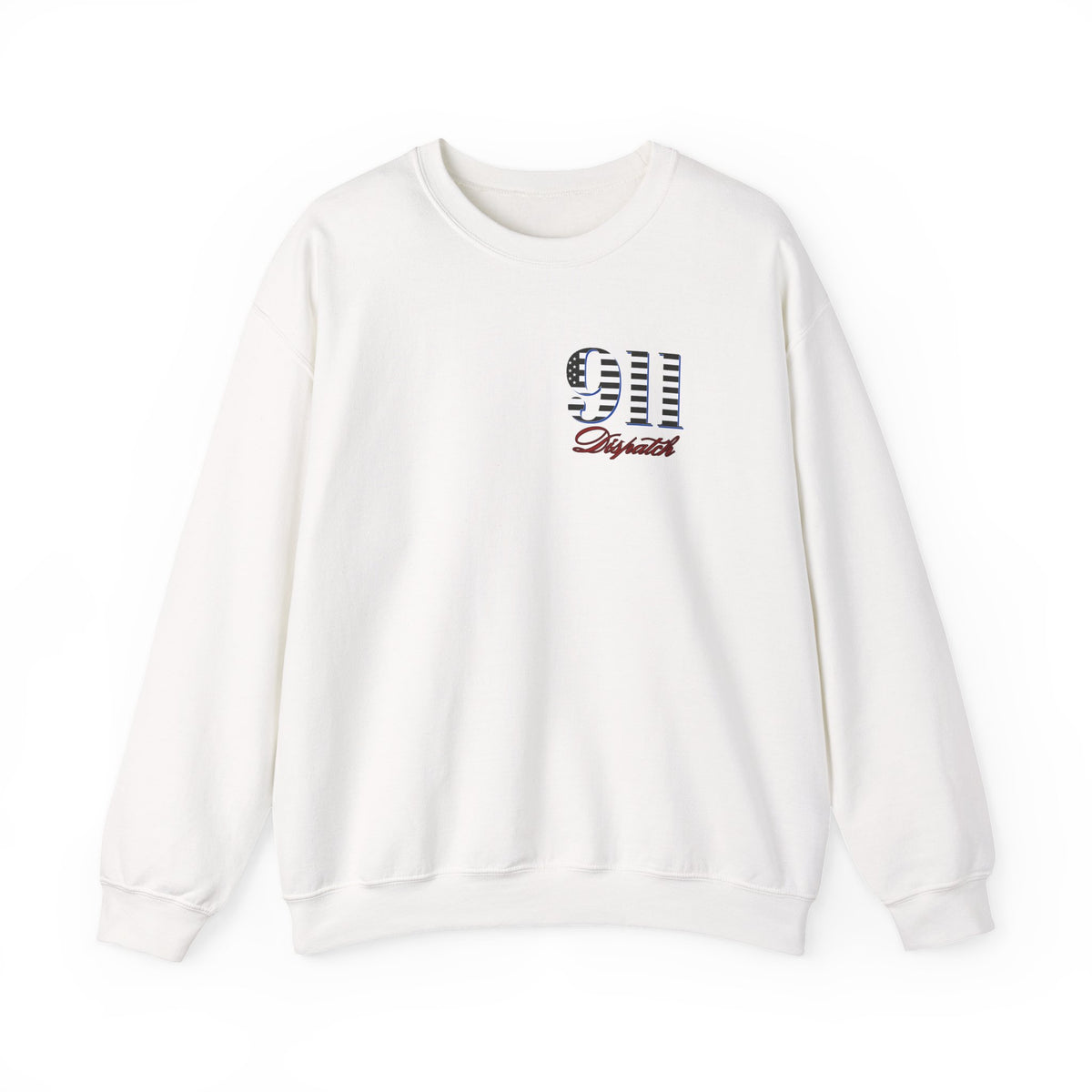 911 Dispatch Sweatshirt | American Flag Stripes, Emergency Response Tee