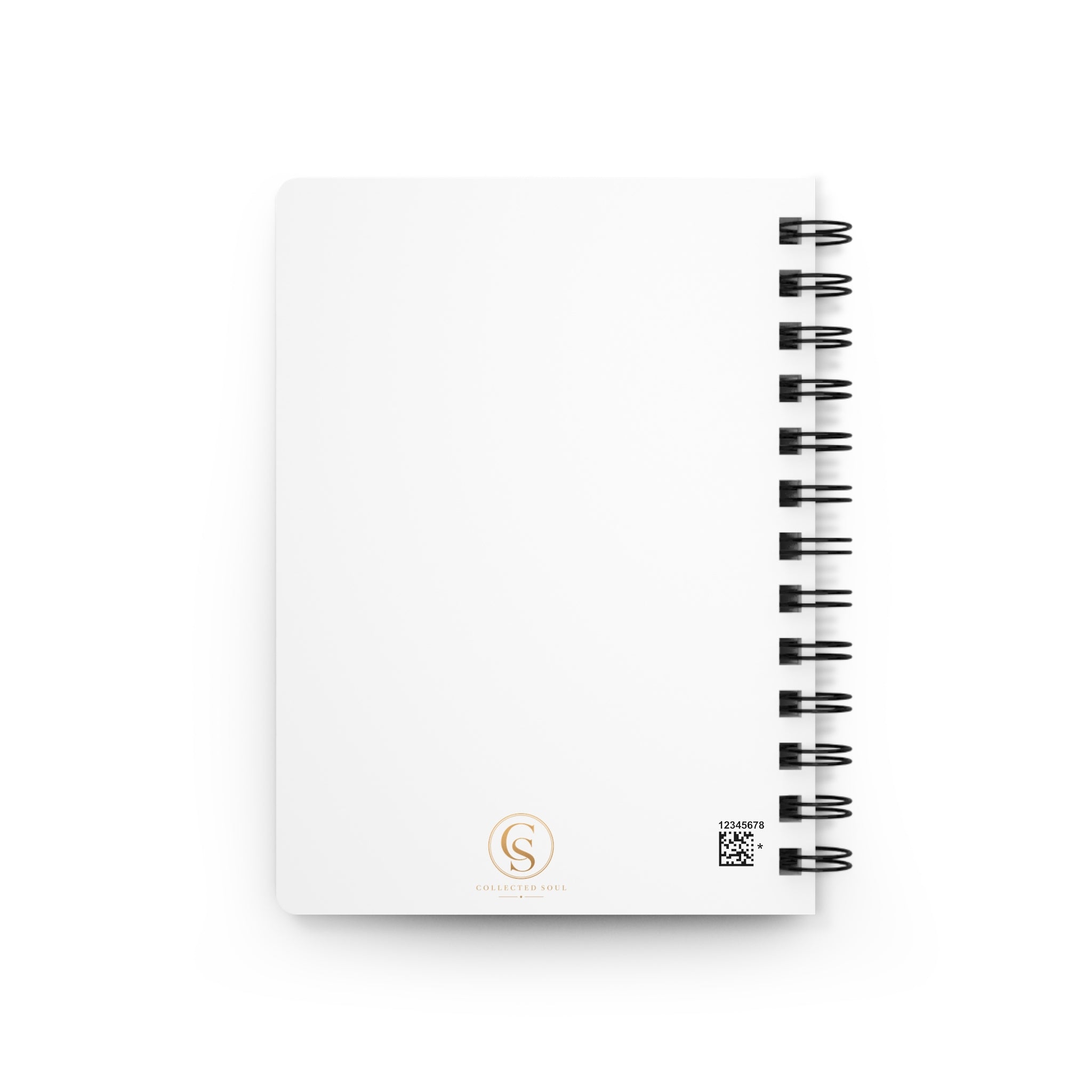 Positive Mind Positive Life Spiral Journal — Floral Inspirational Notebook