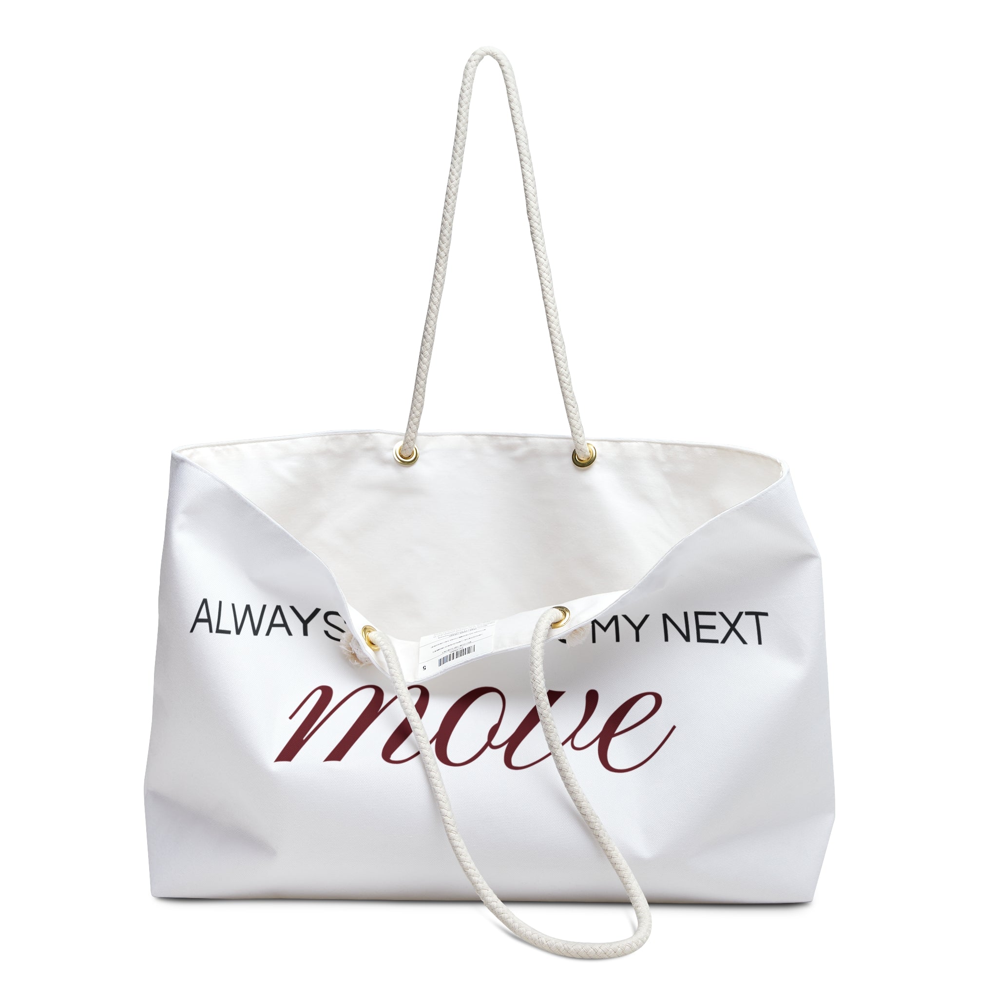 Always Plotting My Next Move — Weekender Tote Bag