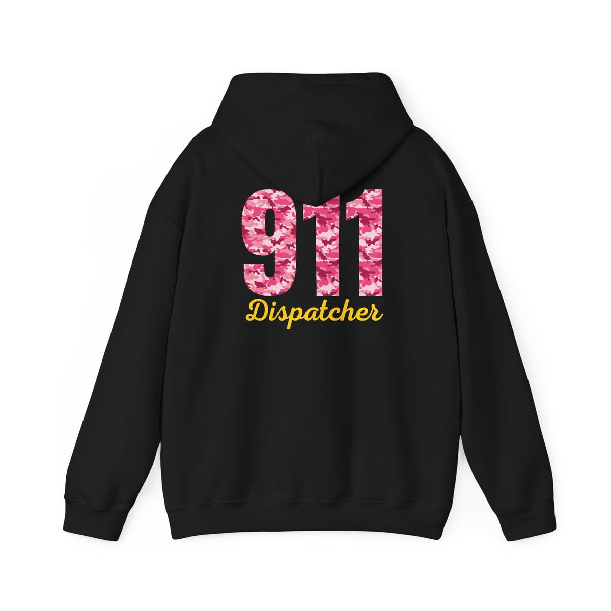 911 Dispatcher Hoodie — Pink Camo Emergency Dispatcher Gift