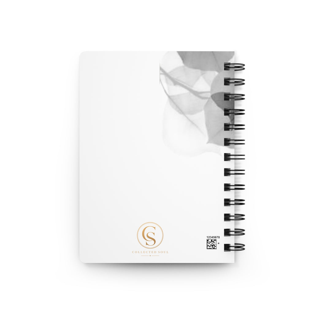 Reflect Spiral Journal — Minimal Botanical Notebook for Mindful Journaling