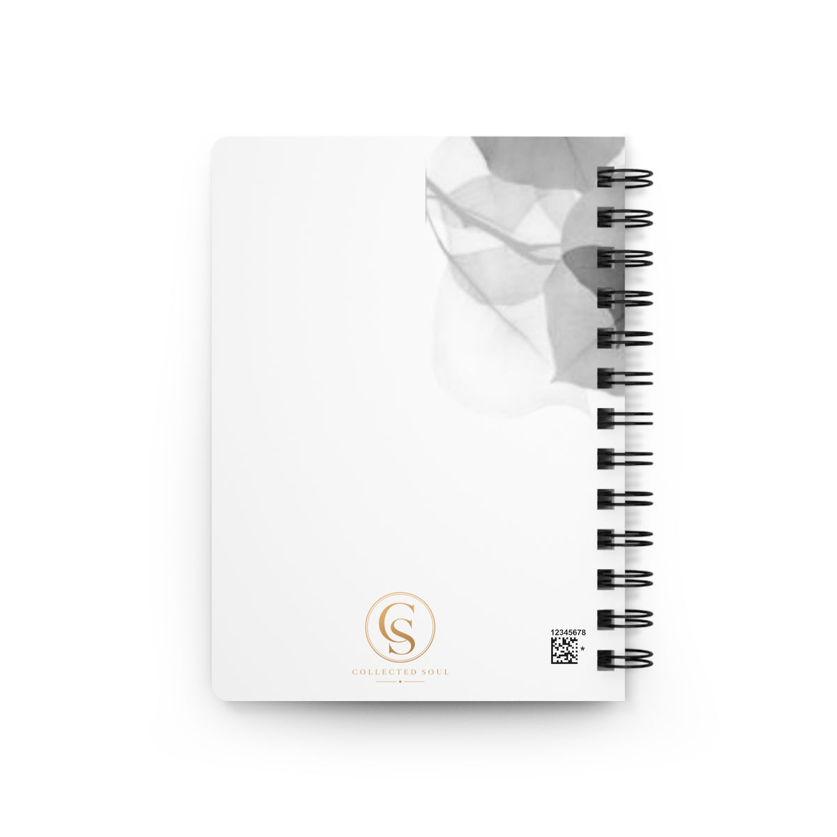 Reflect Spiral Journal — Minimal Botanical Notebook for Mindful Journaling