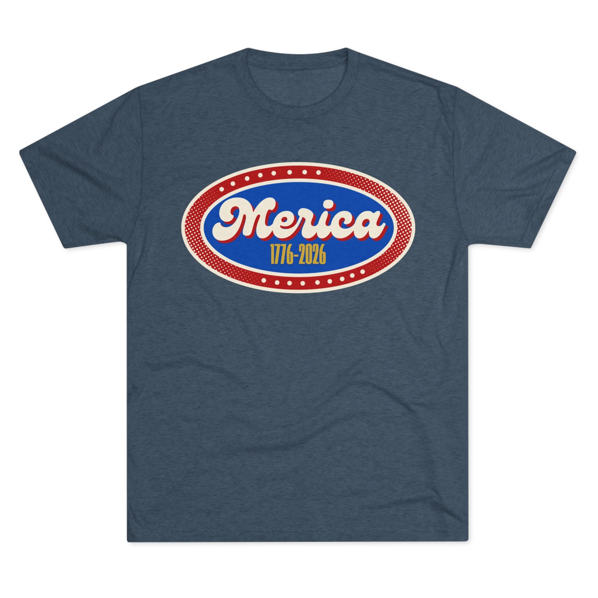 Merica 1776-2026 Tee — Vintage Patriotic Fourth of July Shirt