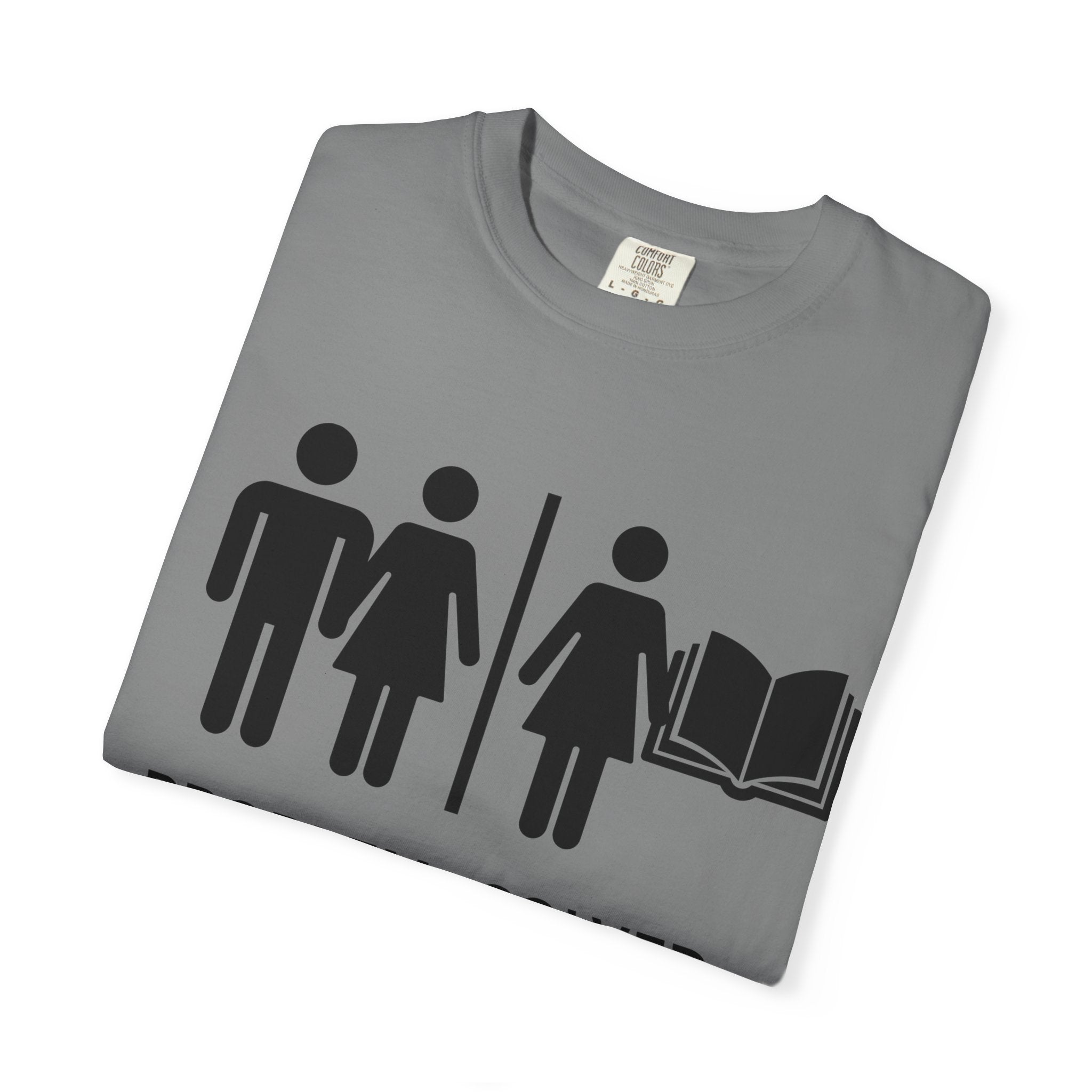 T-Shirt — Problem Solved Graphic Tee (Book Lover Humor)