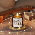 Hello Fall Candle Amber Jar | Scented Soy Candle
