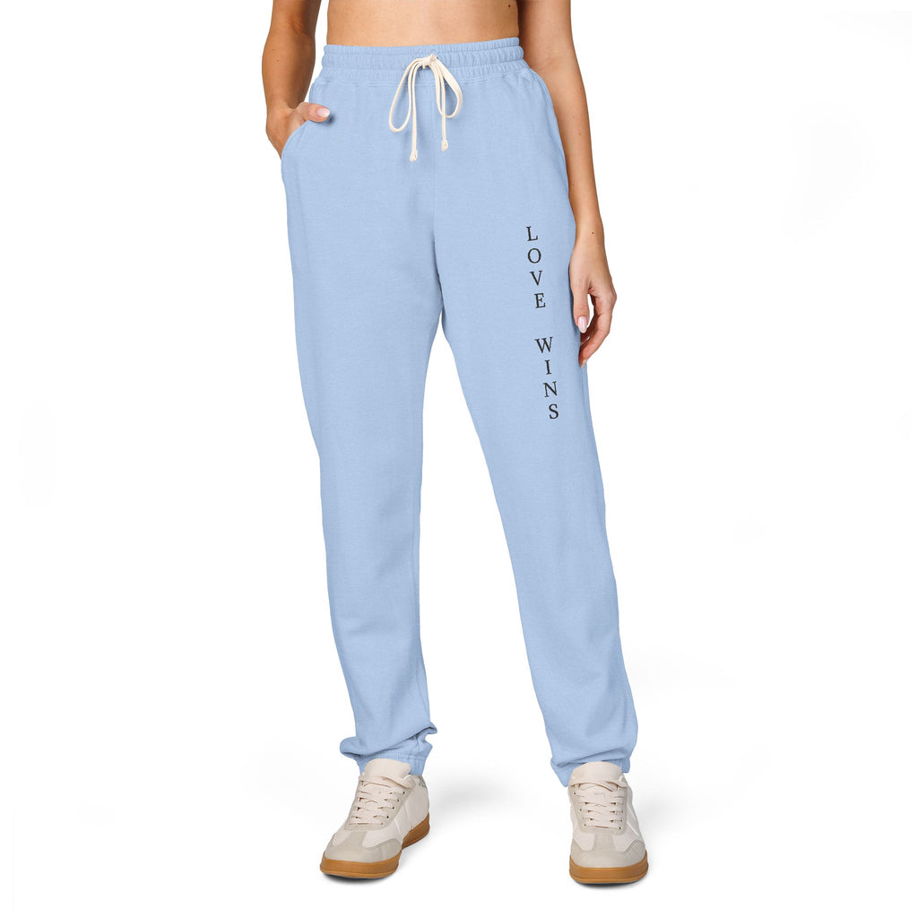 Personalized Embroidered Bridal Sweatpants — Custom Bachelorette & Bridal Shower Loungewear
