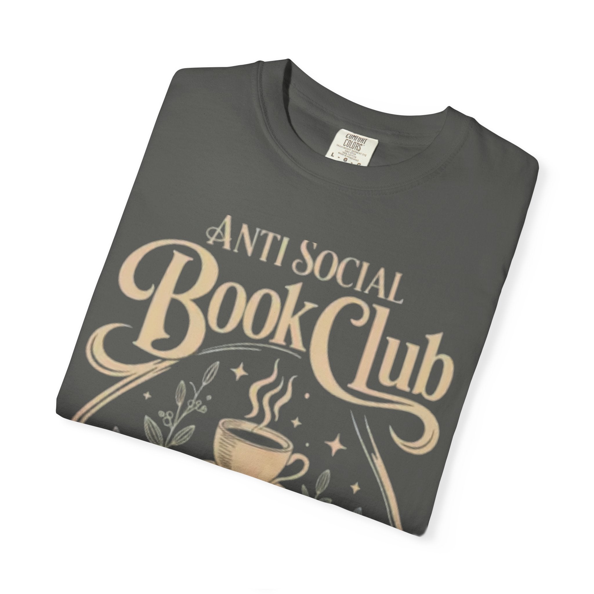 Anti Social Book Club T-Shirt — 'Member Only' Literary Tee