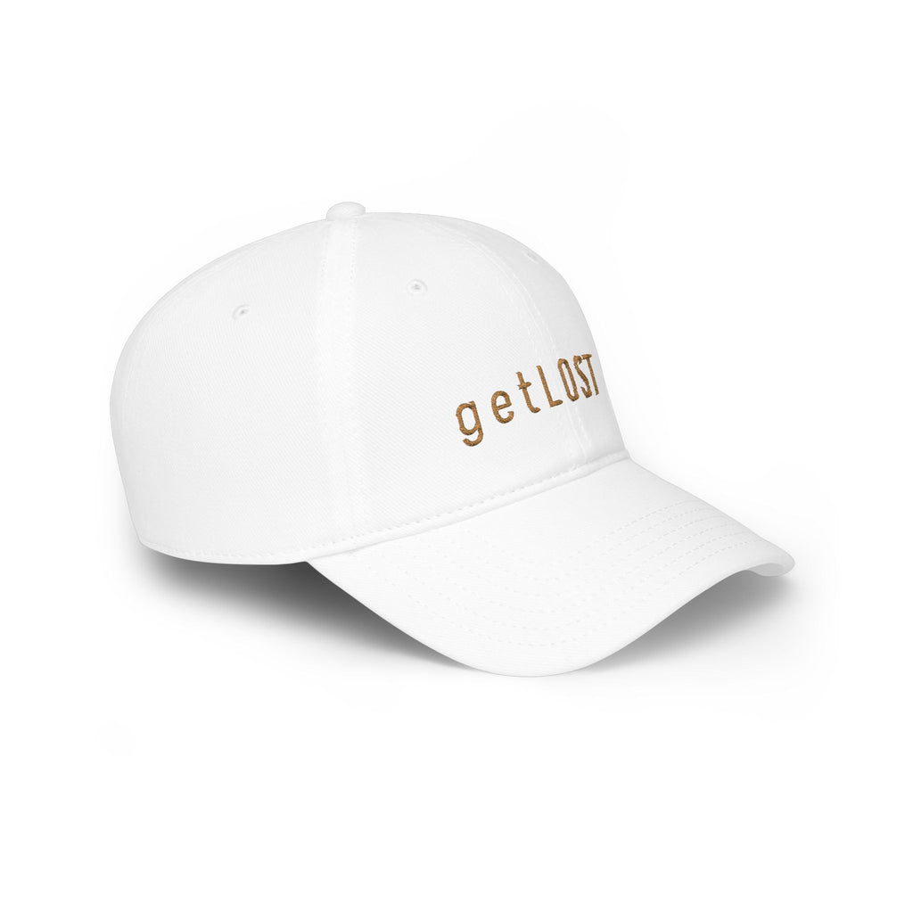 getLOST Embroidered Baseball Cap — Minimal Adventure Hat