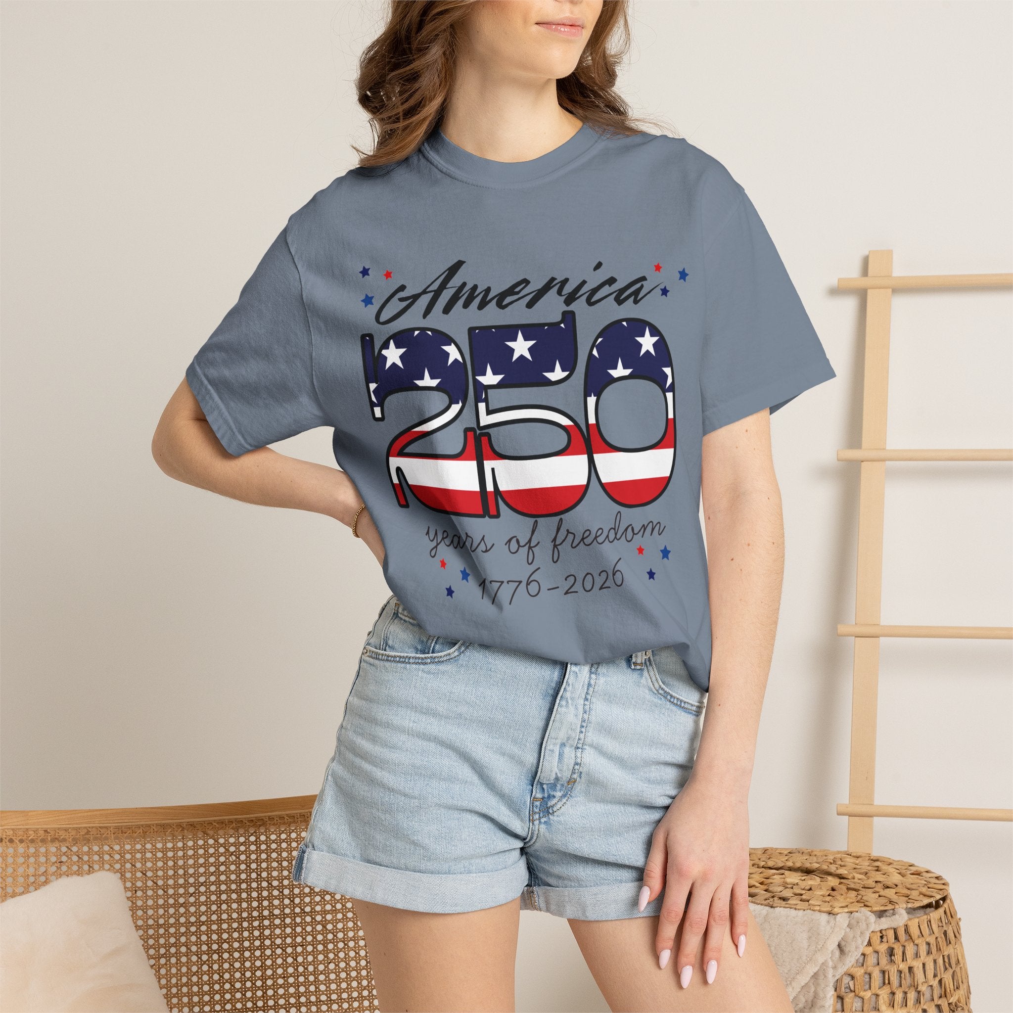 America 250 years of freedom T-Shirt | 1776-2026 American Flag Patriotic