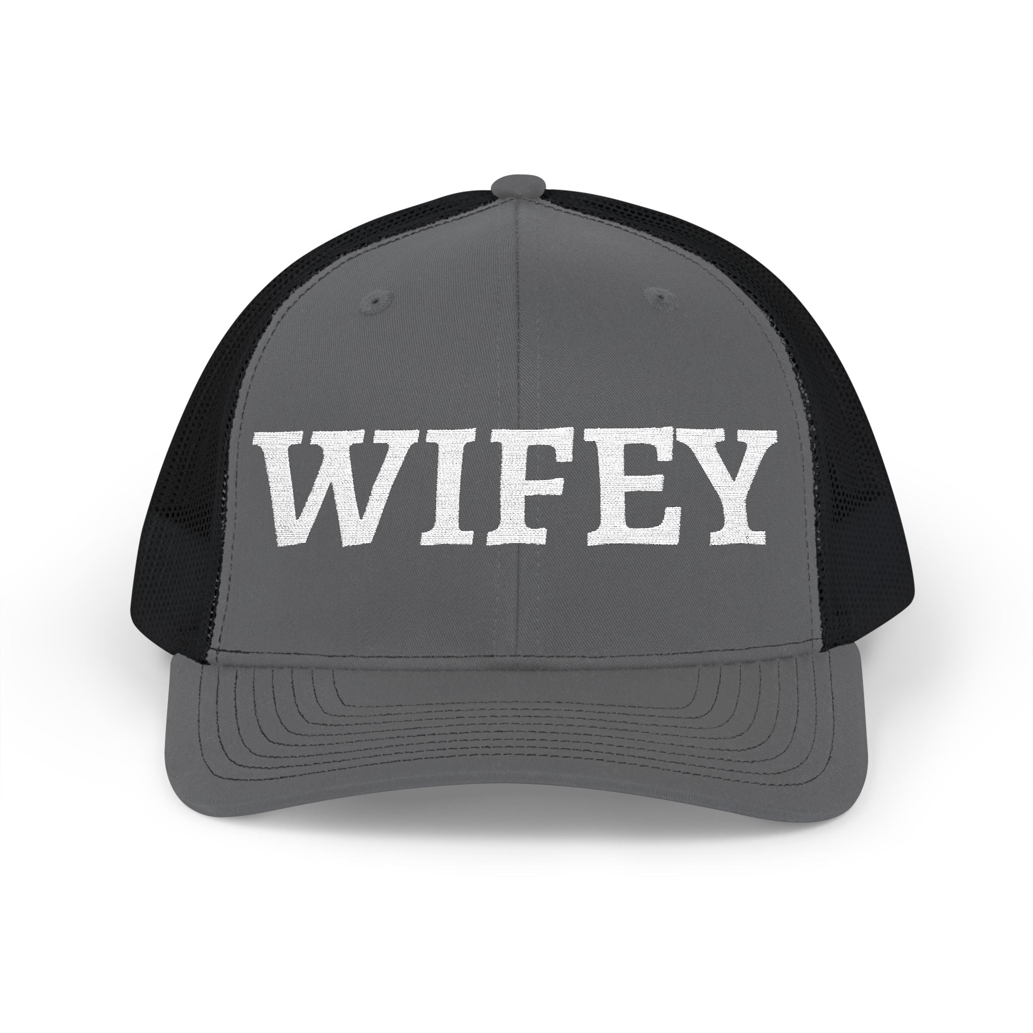 Wifey Trucker Hat – Embroidered Snapback Cap for Brides, Bachelorette & Newlyweds