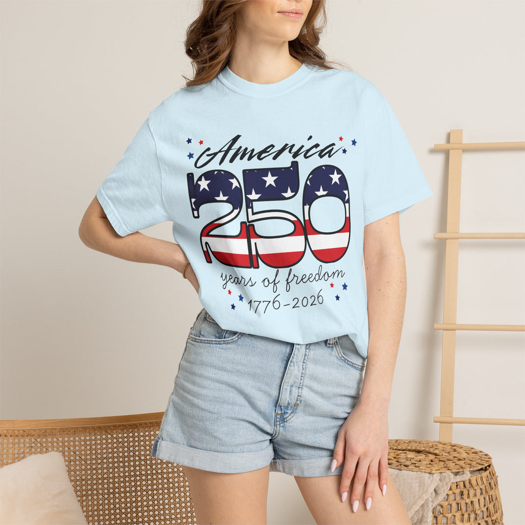 America 250 years of freedom T-Shirt | 1776-2026 American Flag Patriotic