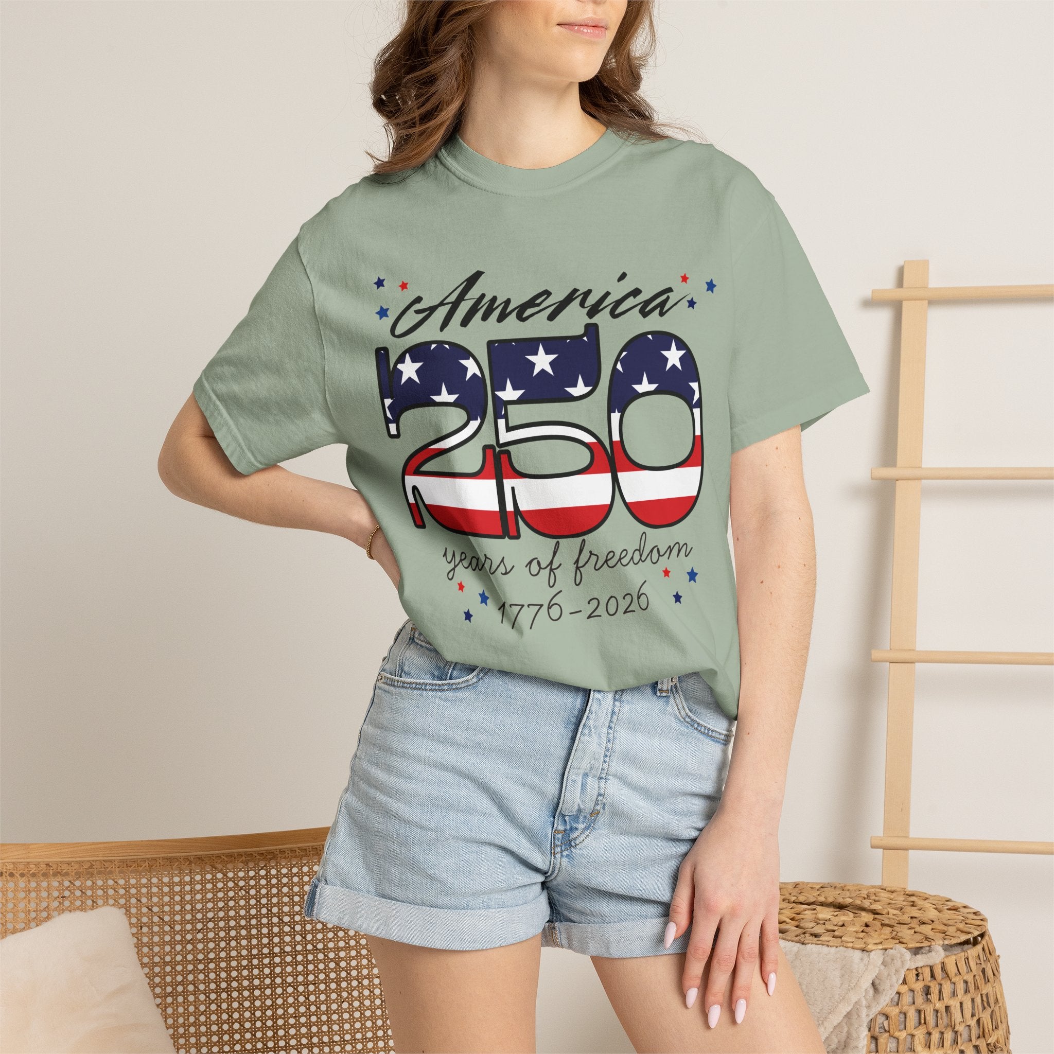 America 250 years of freedom T-Shirt | 1776-2026 American Flag Patriotic