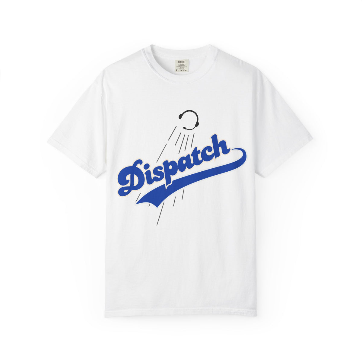 Dispatchers 911 Baseball-Style T-Shirt — Vintage Script Tee for Radio Operators