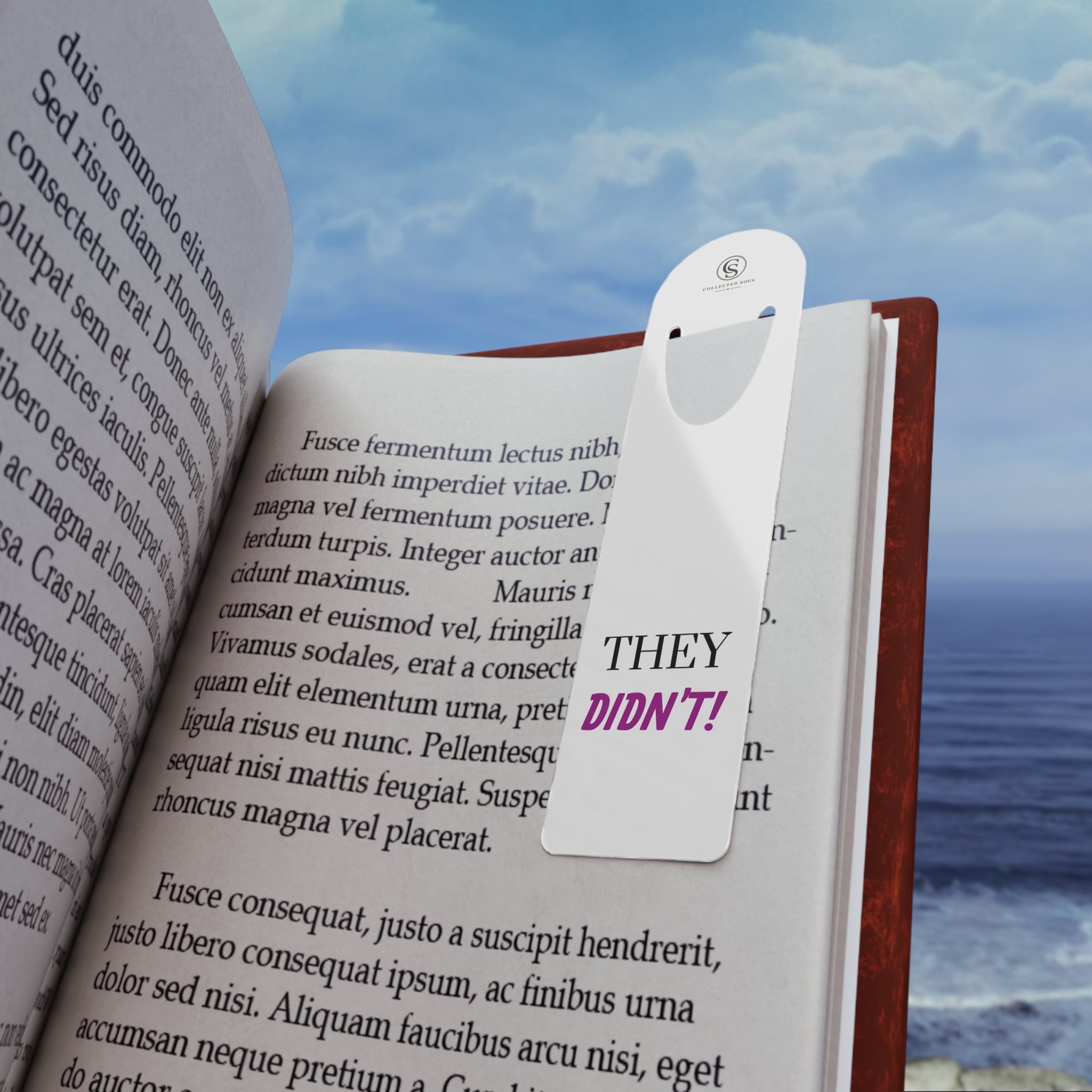 They DIDN'T! — Metal Bookmark