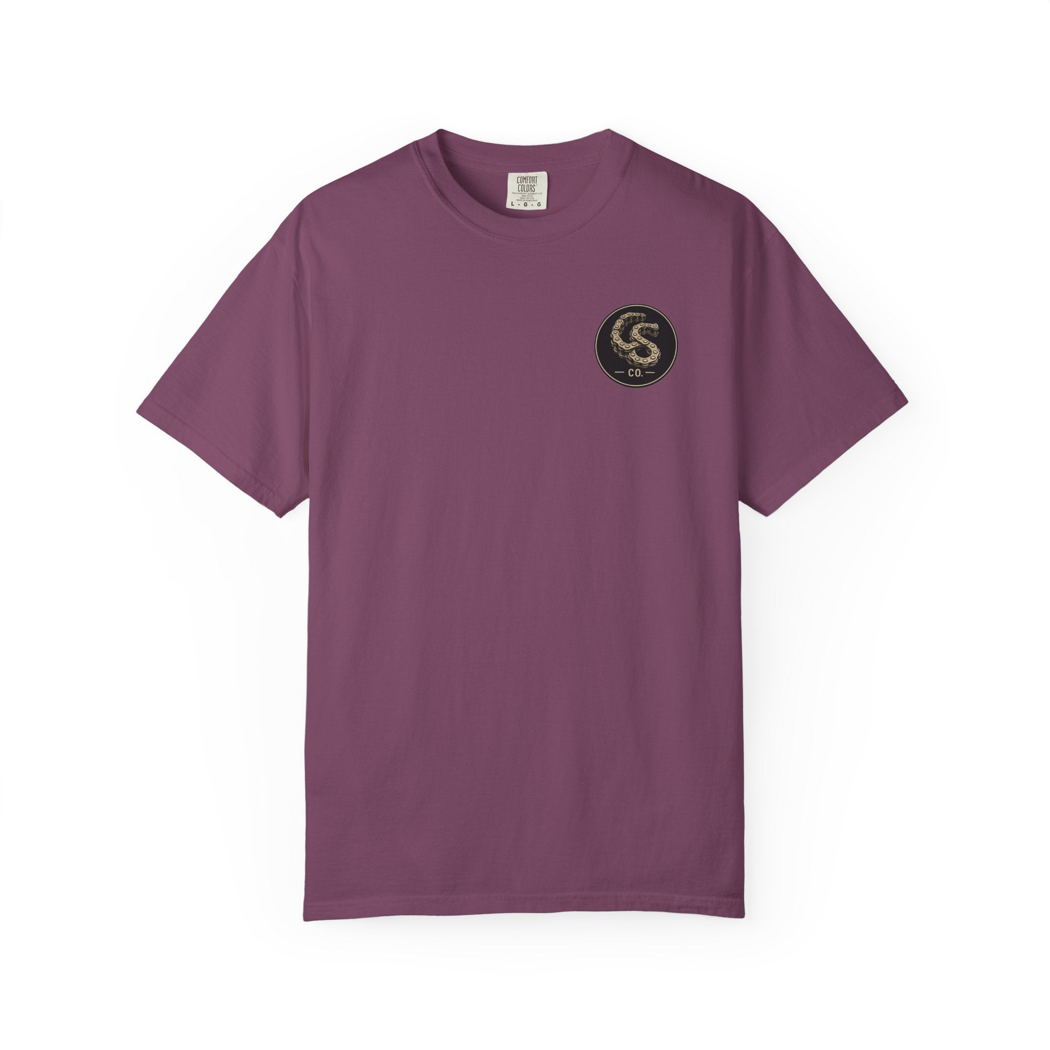 Alien Abduction Motorcycle T‑Shirt — Sci‑Fi Desert Rider Tee