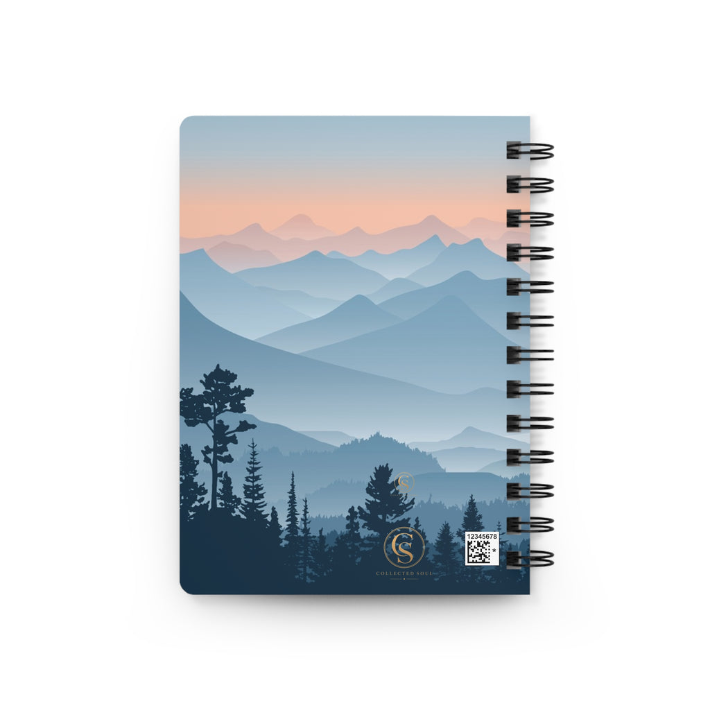 Places & Memories Spiral Notebook — Scenic Mountain Travel Journal