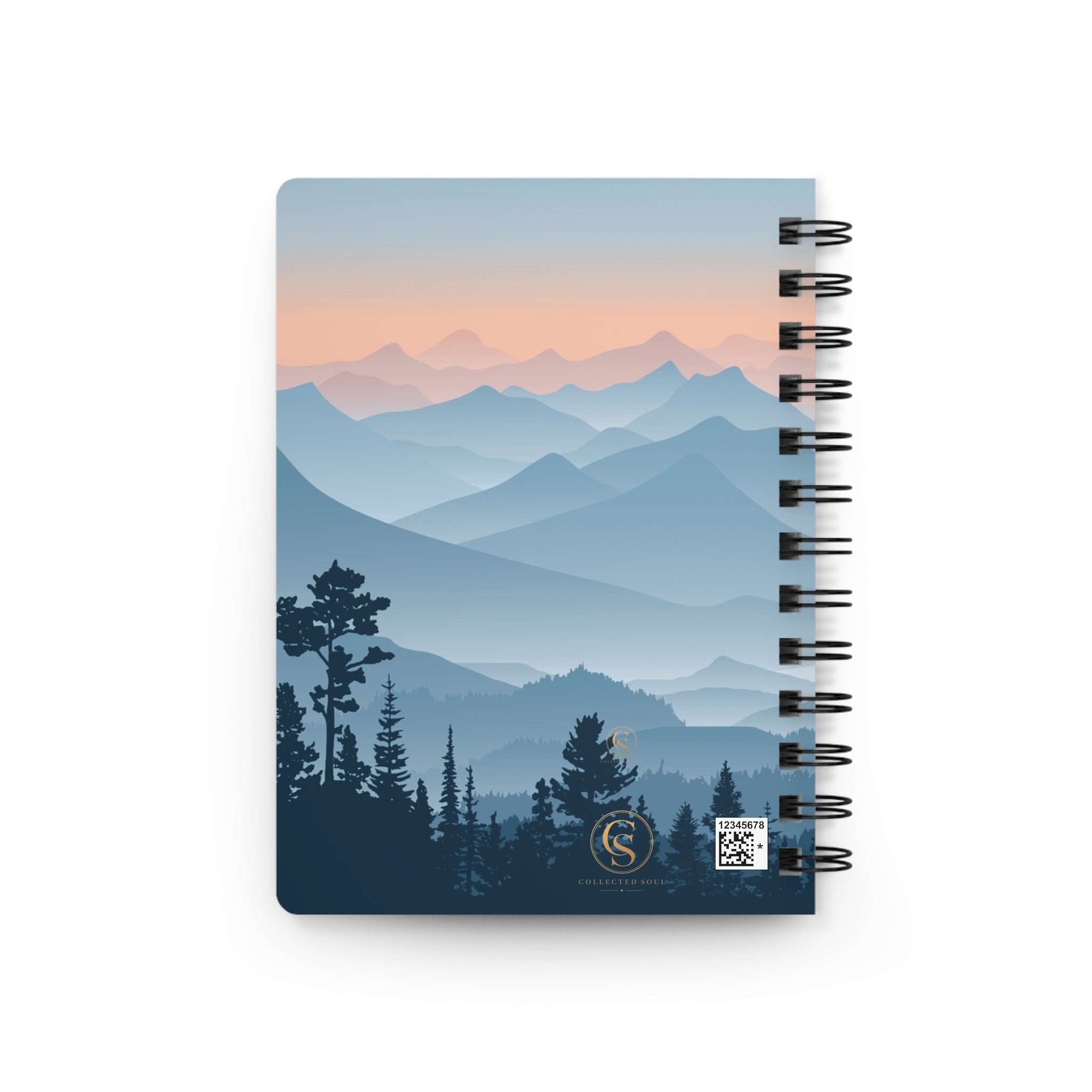 Places & Memories Spiral Notebook — Scenic Mountain Travel Journal