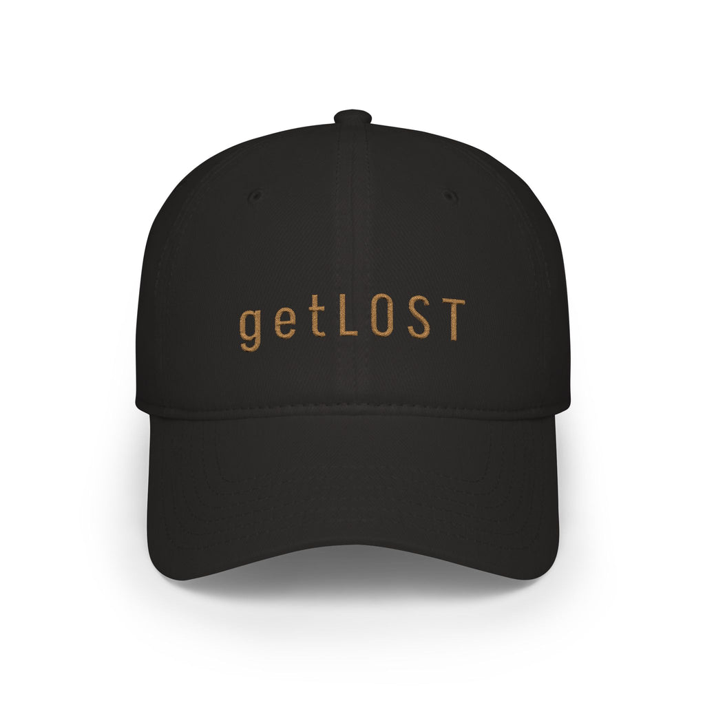 getLOST Embroidered Baseball Cap — Minimal Adventure Hat