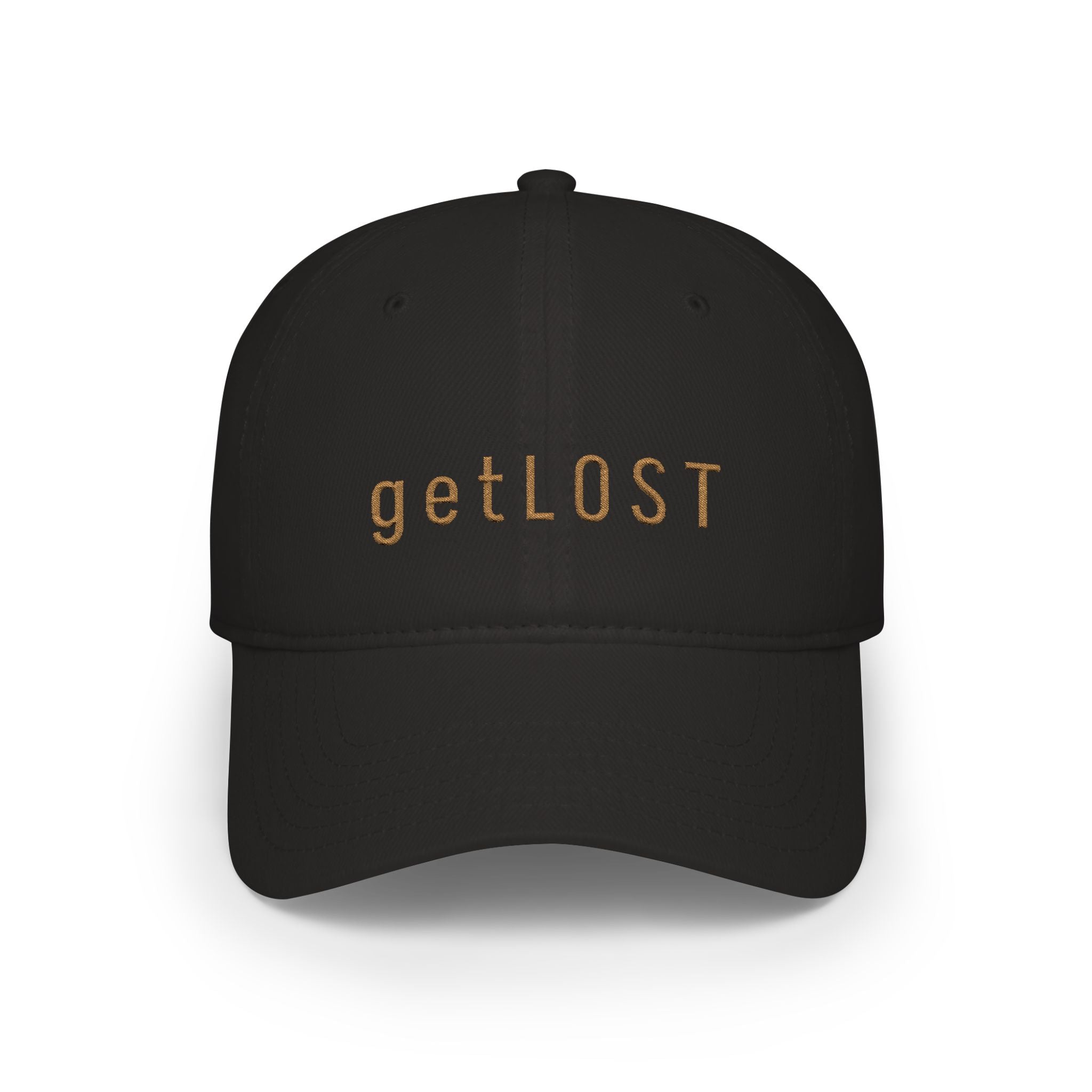 getLOST Embroidered Baseball Cap — Minimal Adventure Hat