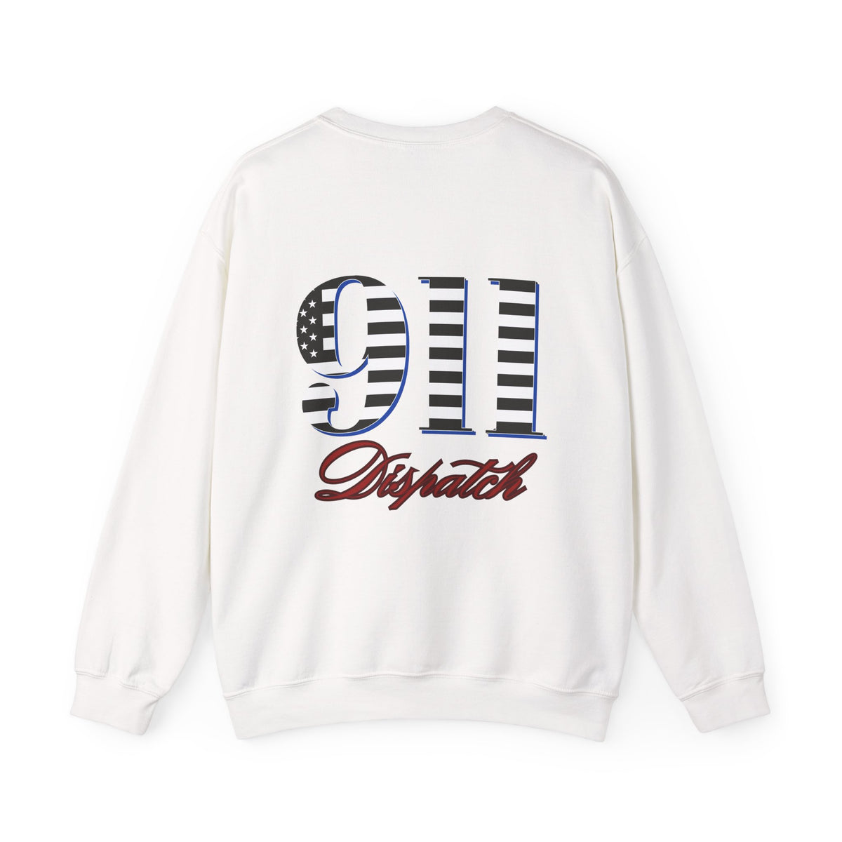 911 Dispatch Sweatshirt | American Flag Stripes, Emergency Response Tee