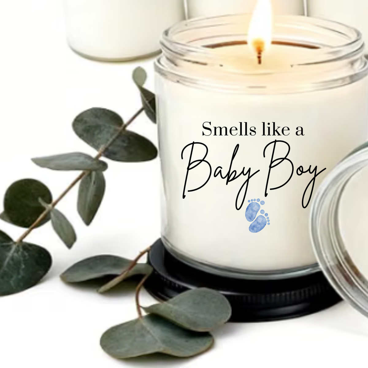 Eucalyptus Scented Message Candle, 8 oz with Gift Box