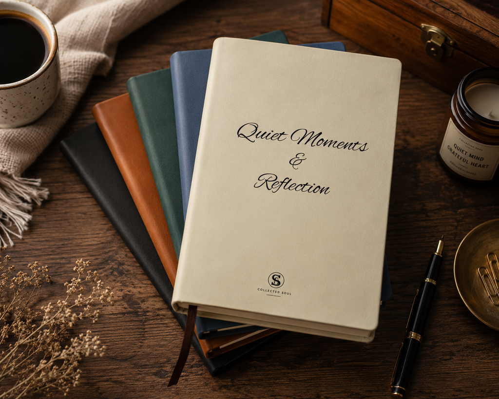 Quiet Moments & Reflection — Vegan Leather Journal