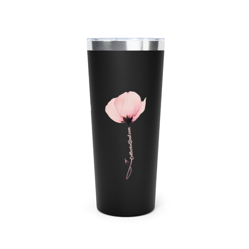 Booked Up & Caffeinated Tumbler — 22oz Insulated Travel Cup for Book Lovers