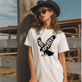 Free Spirit Eagle Vintage Black Graphic Tee