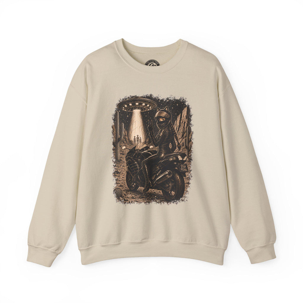 Stay Feral Motorcycle Crew Neck Sweat Shirt