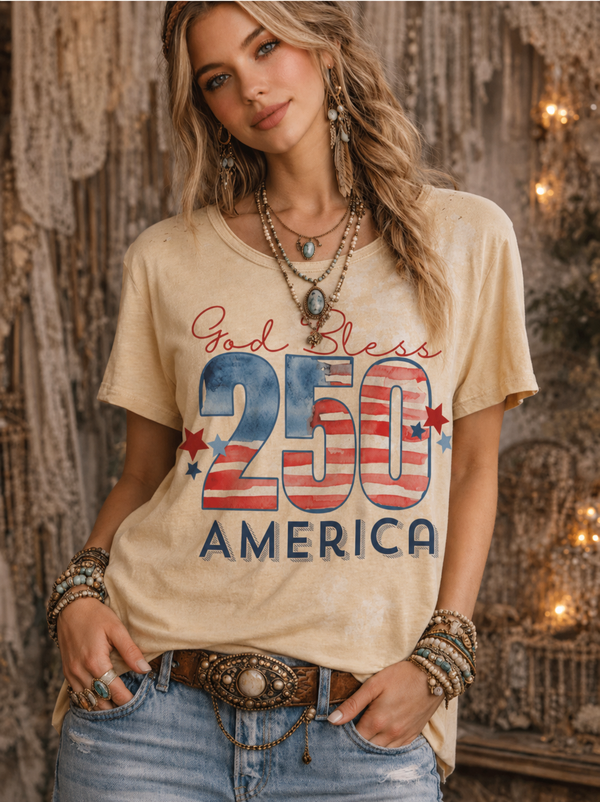 God Bless 250 America T-Shirt
